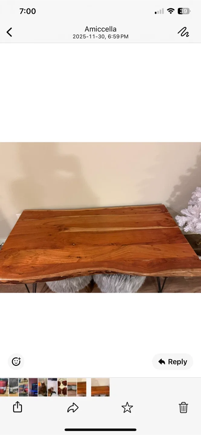 Live Edge Wood Coffee Table image indicator(6)