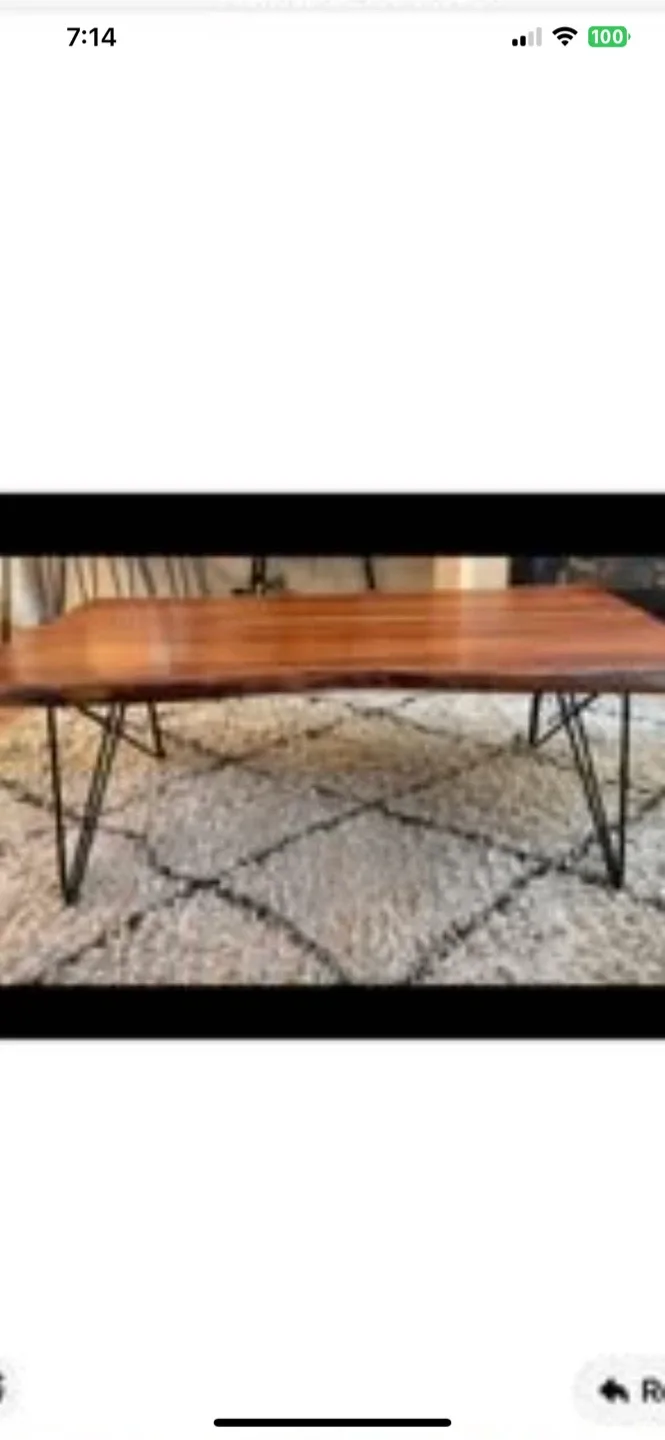 Live Edge Wood Coffee Table image indicator(4)