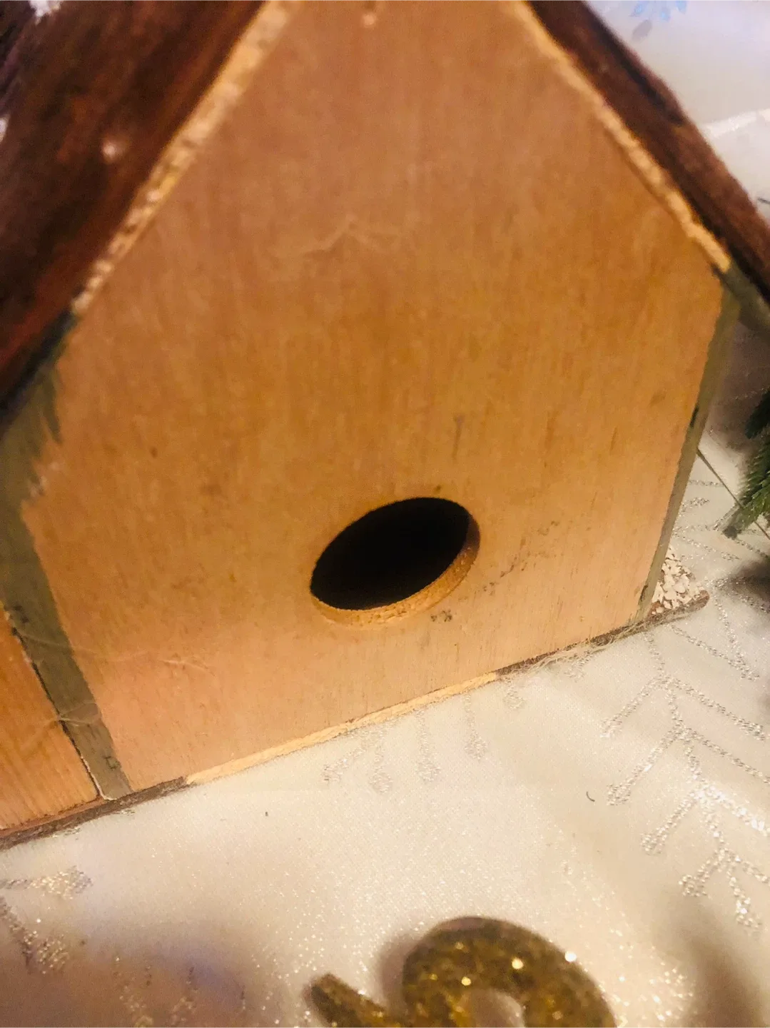 Christmas LOT: Village House, Wicker Sleigh etc #Cleanout image indicator(8)