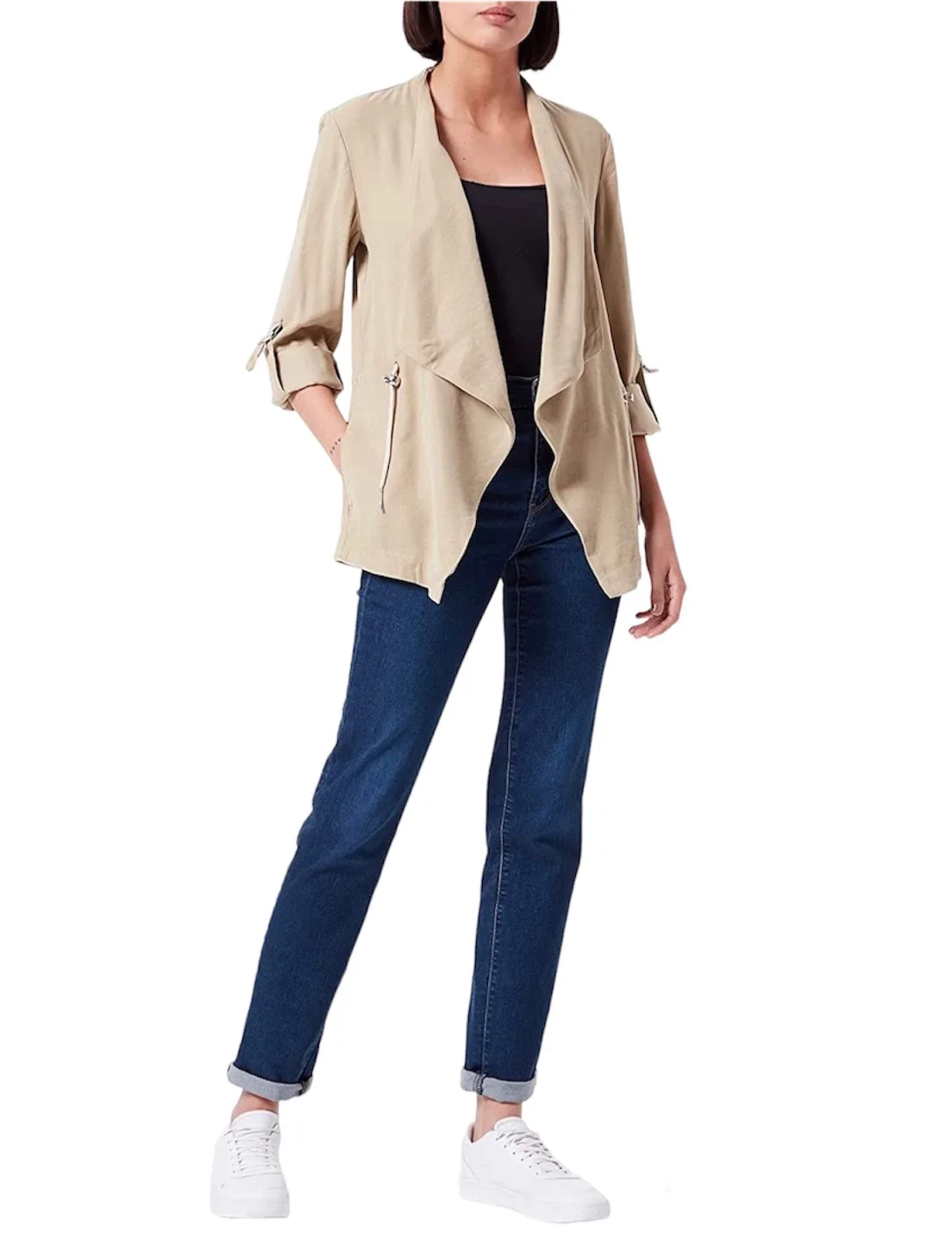 ONLY  ONLY Blazer Trench Coat - Size M #Cleanout image indicator(6)