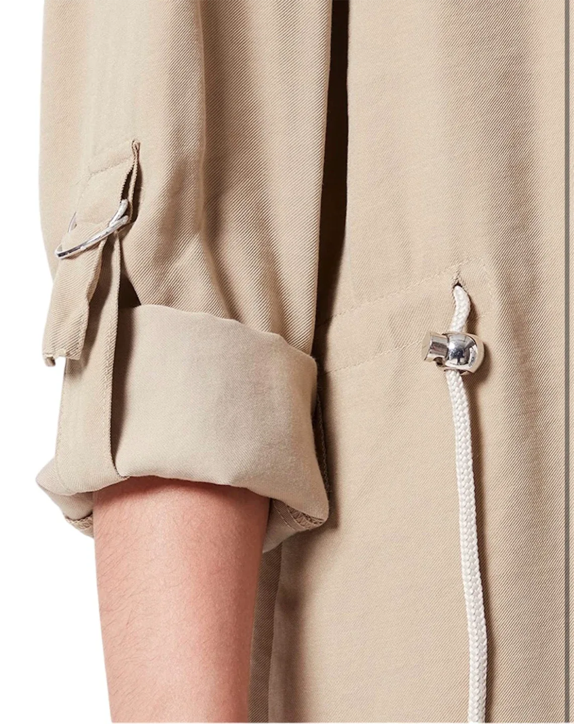 ONLY  ONLY Blazer Trench Coat - Size M #Cleanout image indicator(4)