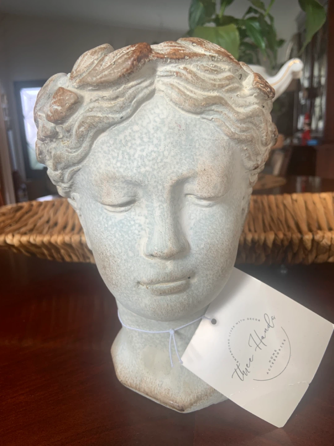 Three Hands Home Accessories Head Planter