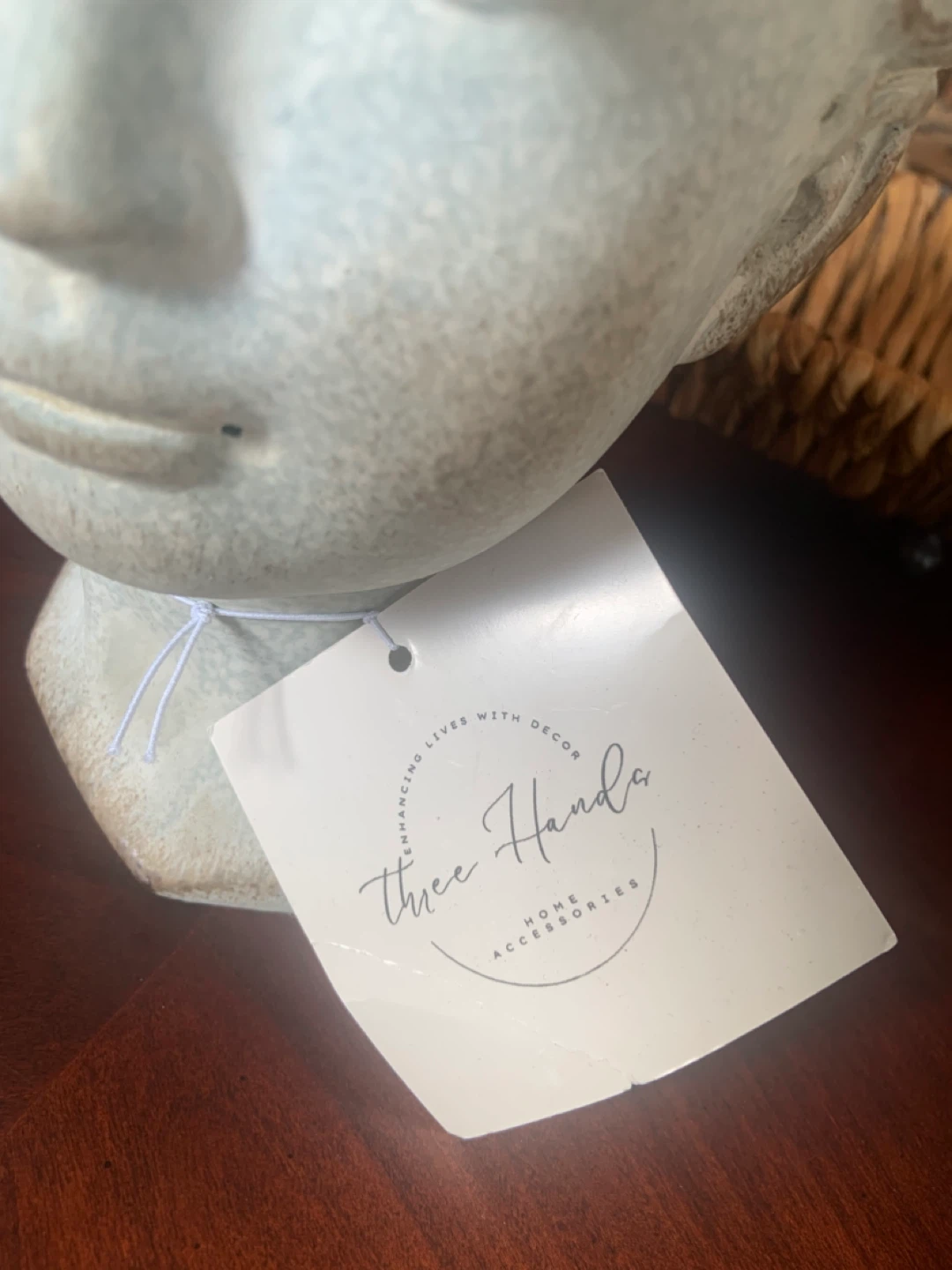 Three Hands Home Accessories Head Planter - photo 2