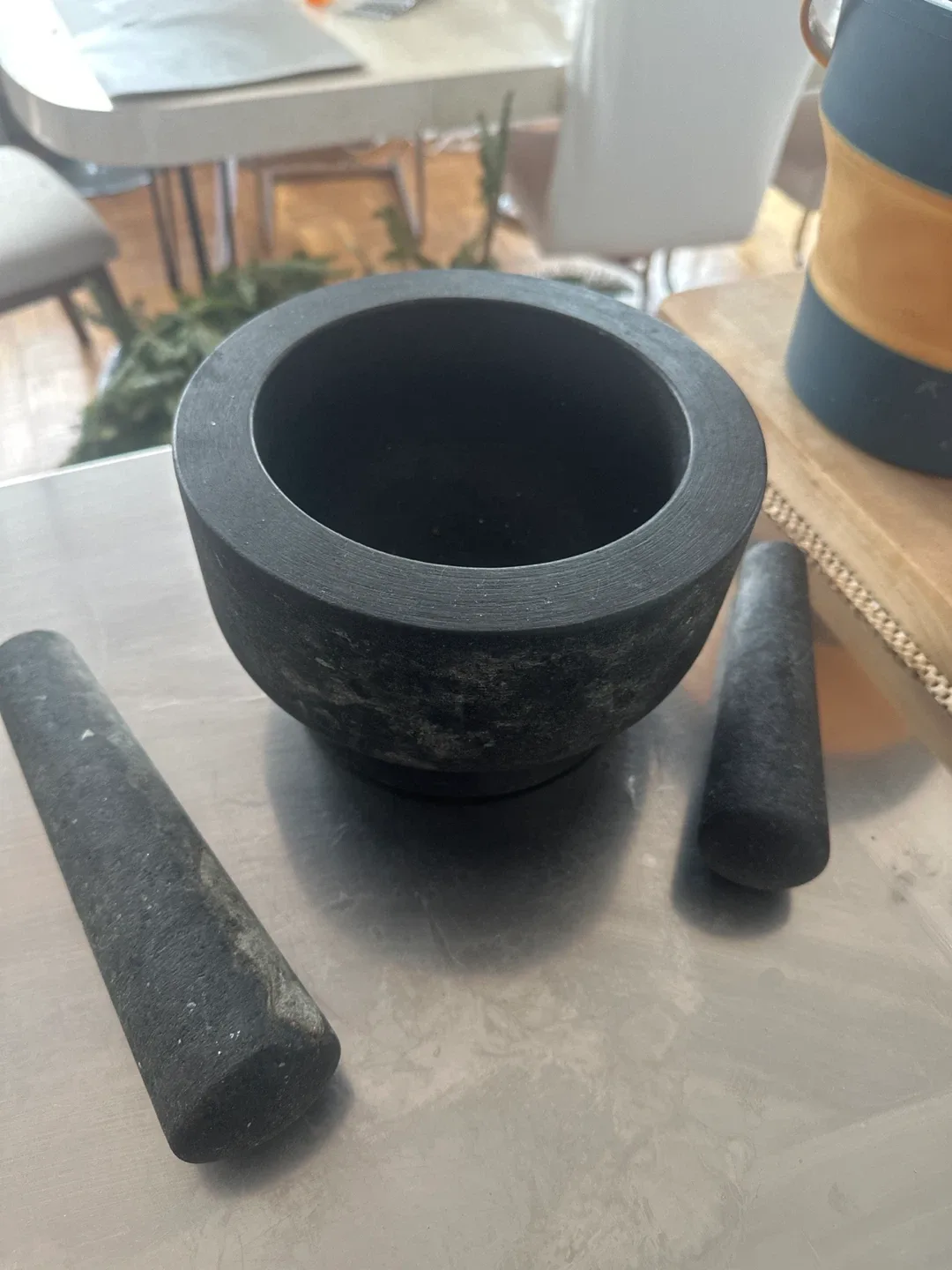 Black Mortar and Pestle Set #cleanout