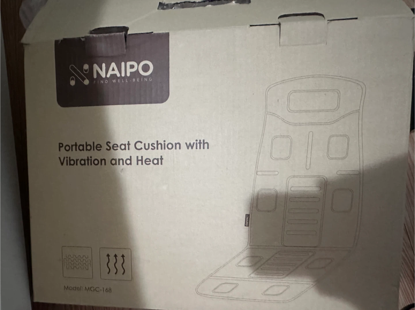 Naipo Portable Seat Cushion with Heat - photo 3