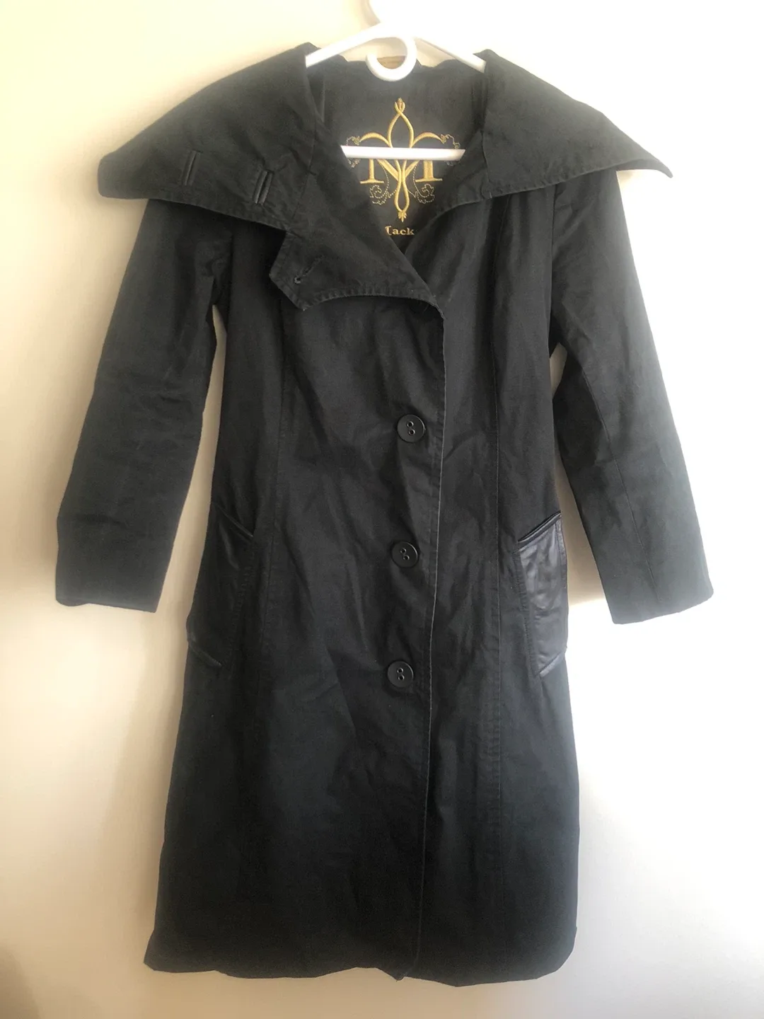 Mackage Black Coat Size Small image indicator(2)