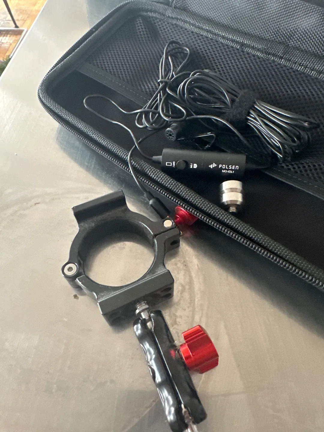 #cleanout Mobile sound setup:  Go Mic Mobile + Polsen MO-XLT Mic image indicator(4)