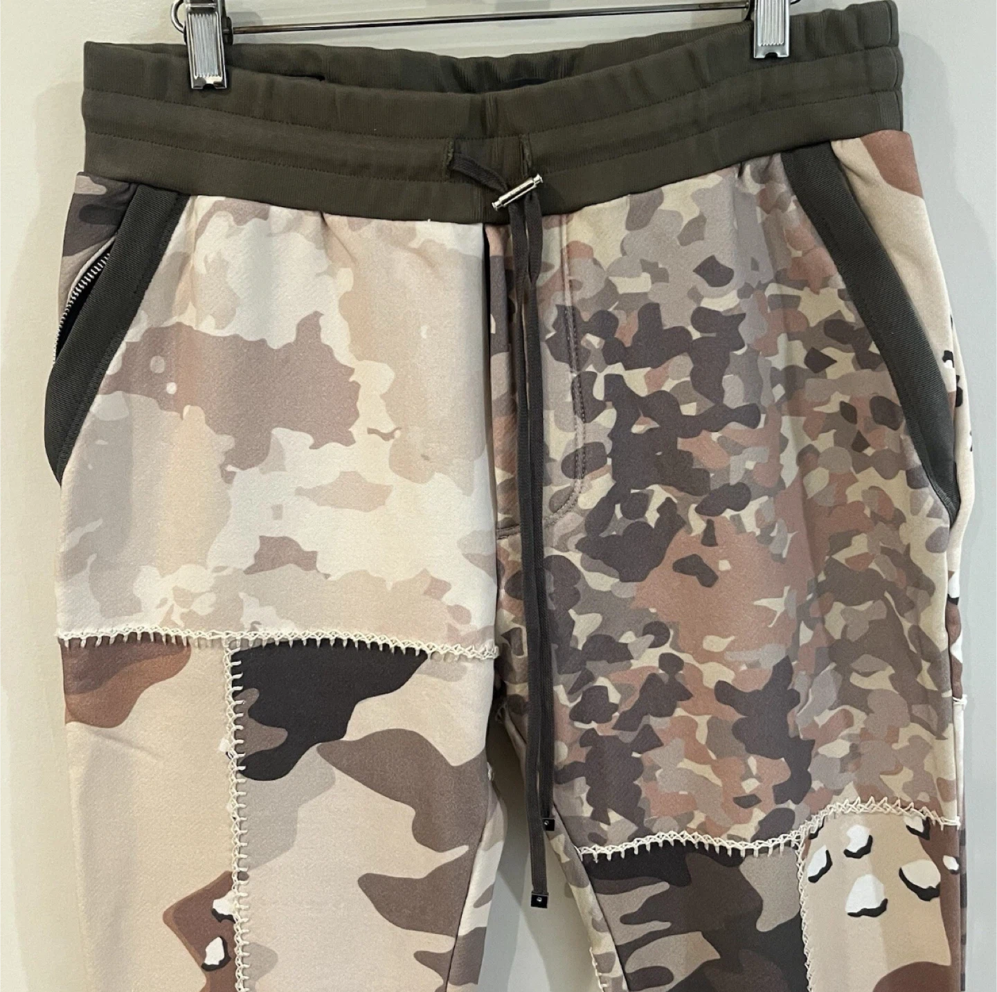 Amiri Camo Patchwork Sweatpants - photo 2
