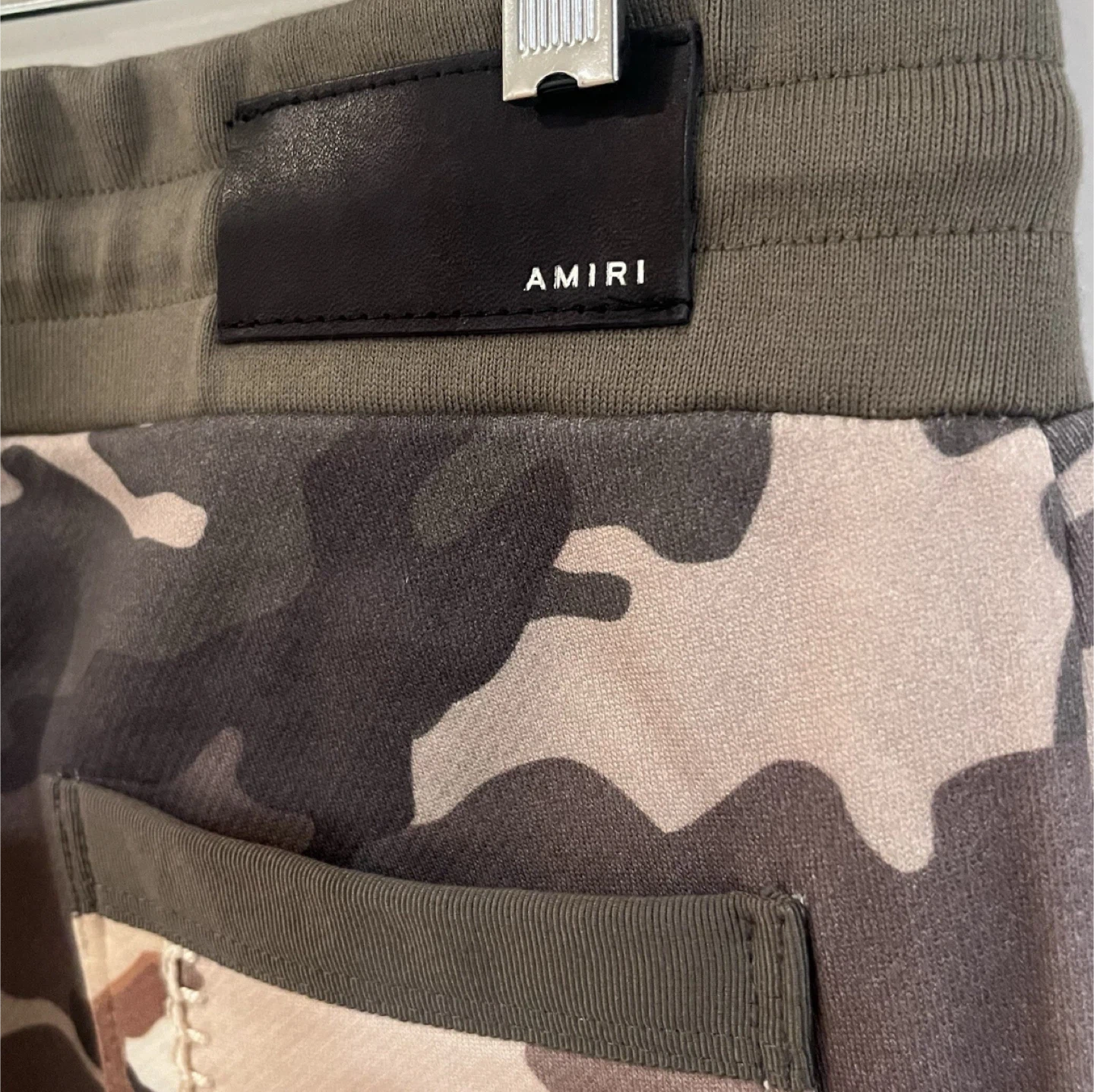 Amiri Camo Patchwork Sweatpants - photo 3