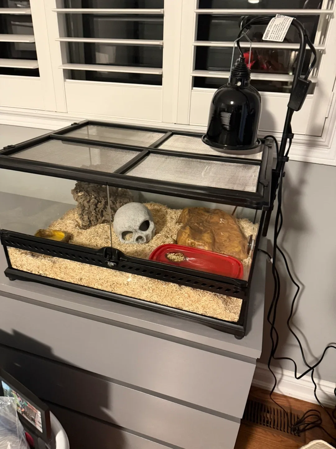 Terrarium Reptile Enclosure 60x45x30cm