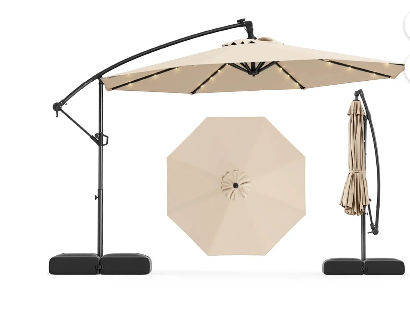 New NP11558TU Cantilever Patio Umbrella