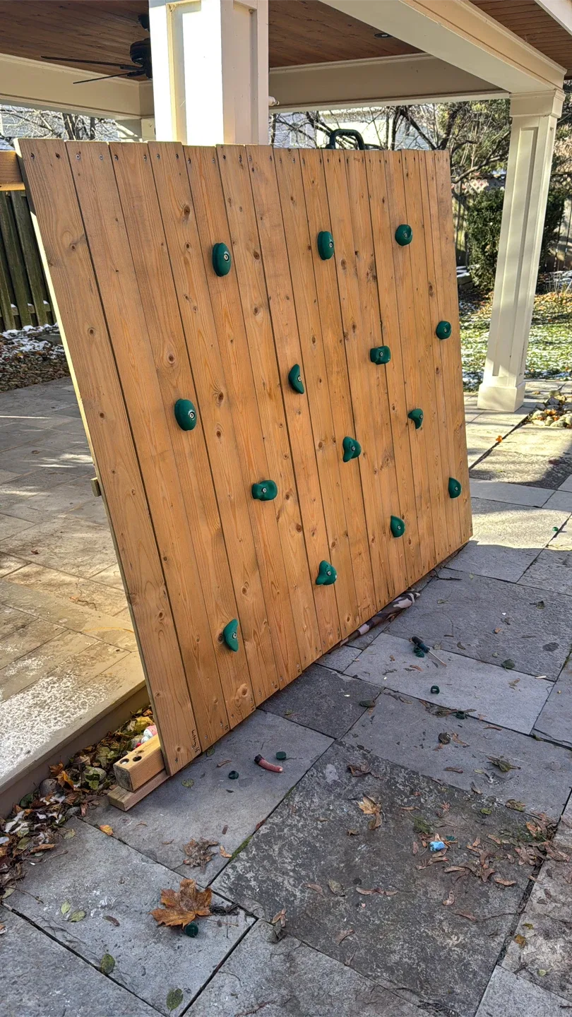 Dismantled - Plum Wooden Climbing Cube Play Centre image indicator(3)