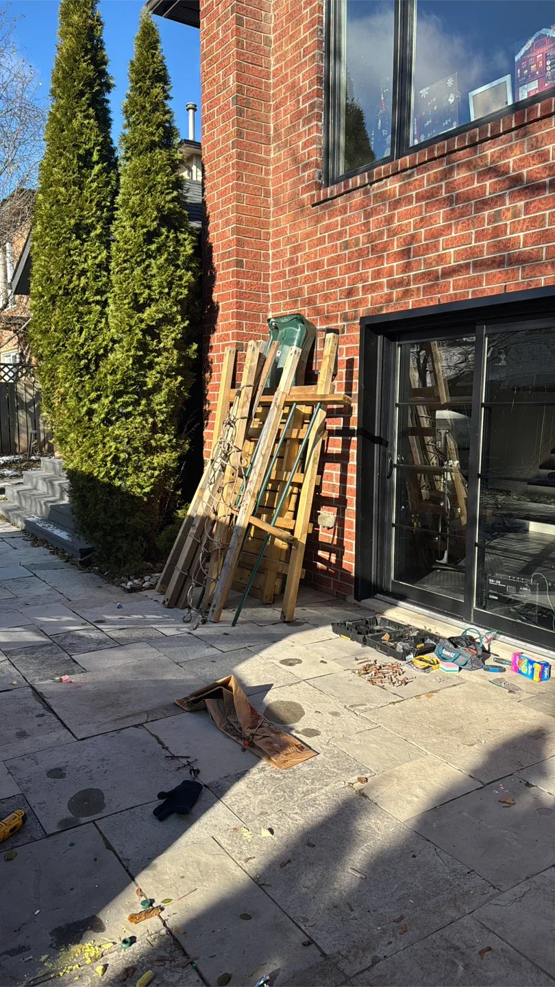 Dismantled - Plum Wooden Climbing Cube Play Centre image indicator(4)