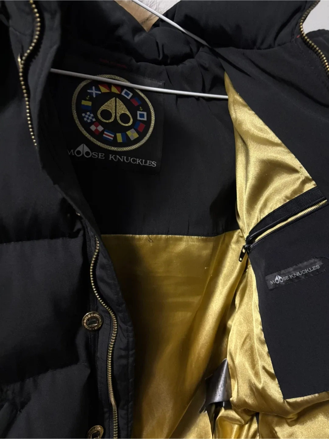 Moose Knuckles Black Down Puffer Jacket image indicator(3)