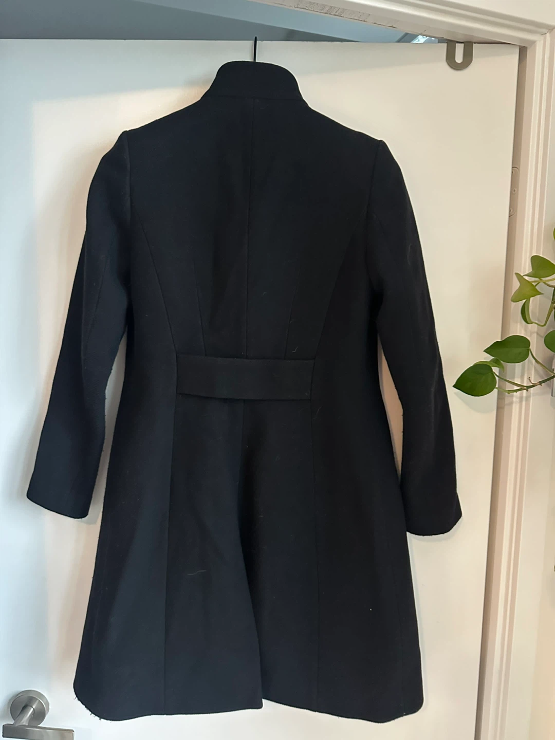 Reiss Black Coat, Size 6 - photo 3