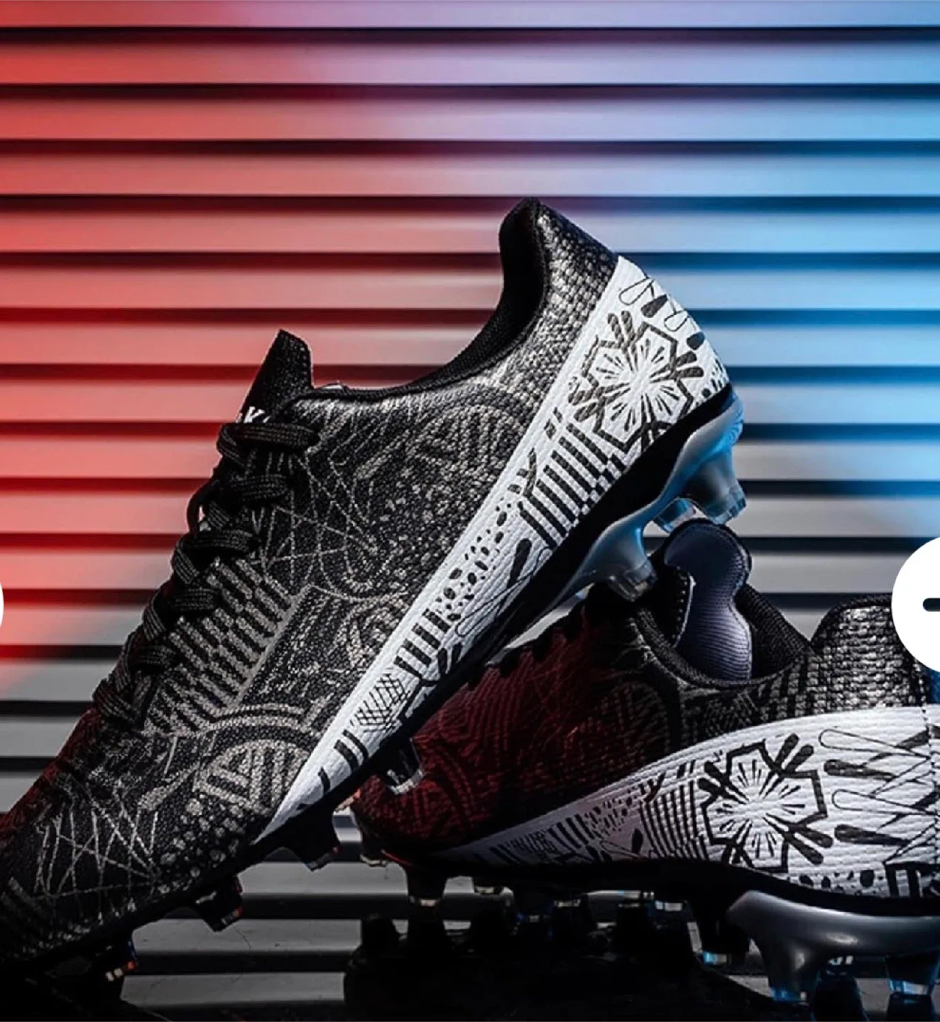 Brand New Roniluu Soccer Shoes – Unisex – Black