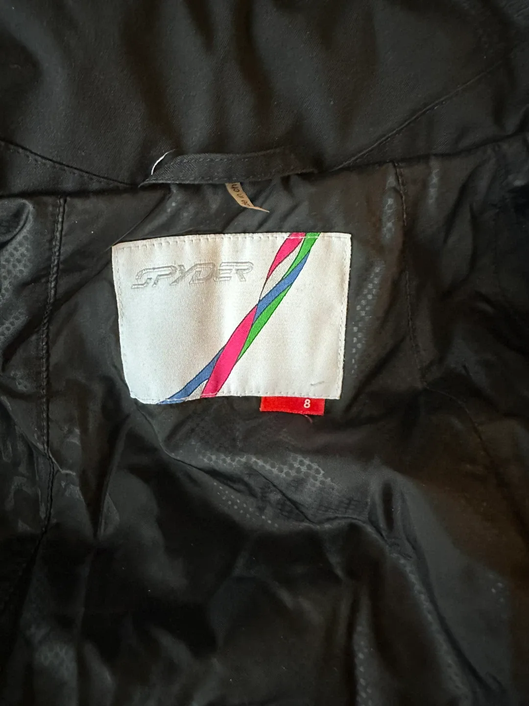 Spyder Black Ski Jacket - Size 8 image indicator(3)