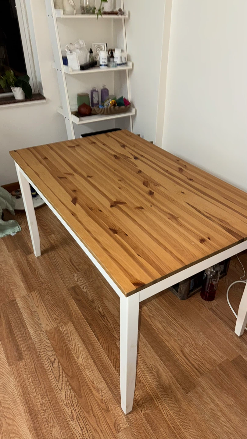 IKEA Solid Wood Dining Table - photo 2