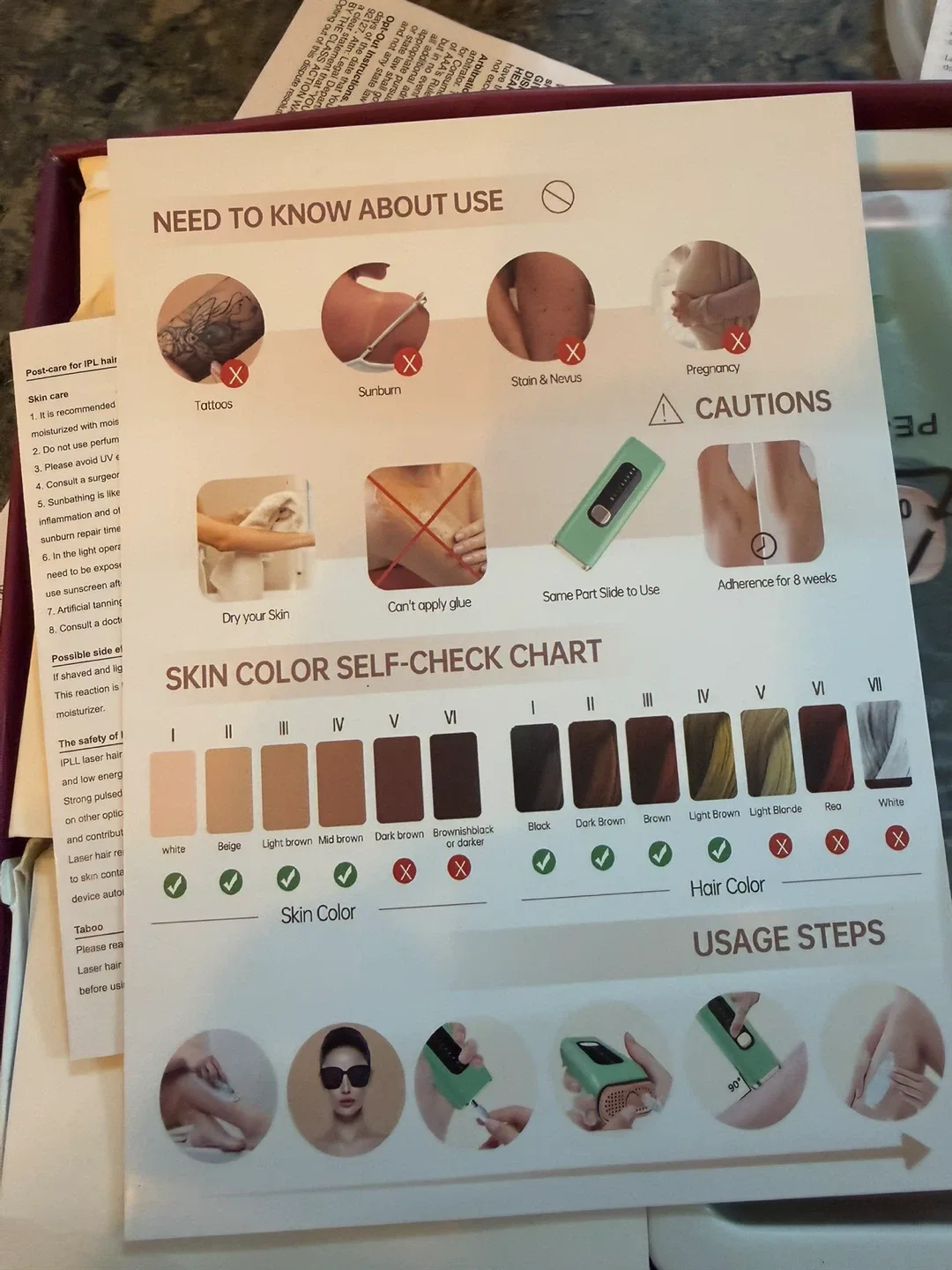 NEUKPE IPL Hair Removal Device - New in Box!