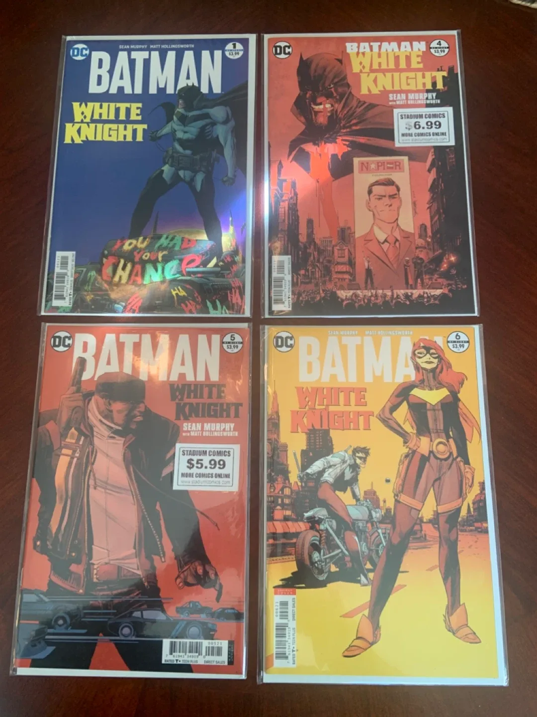 Batman White Knight Comic Book Set