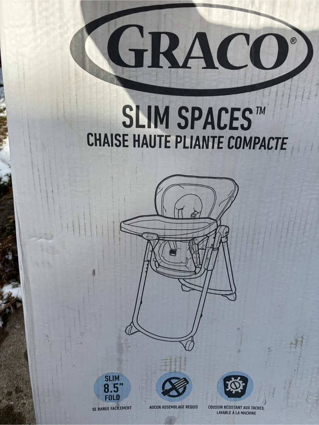 Graco Slim Spaces High Chair - Compact Fold