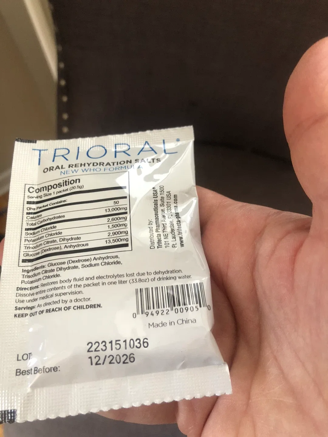 Trioral Oral Rehydration Salts image indicator(3)