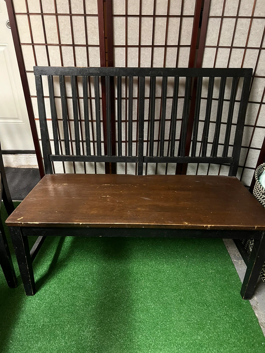 Wooden Bench with a matching Chair Set