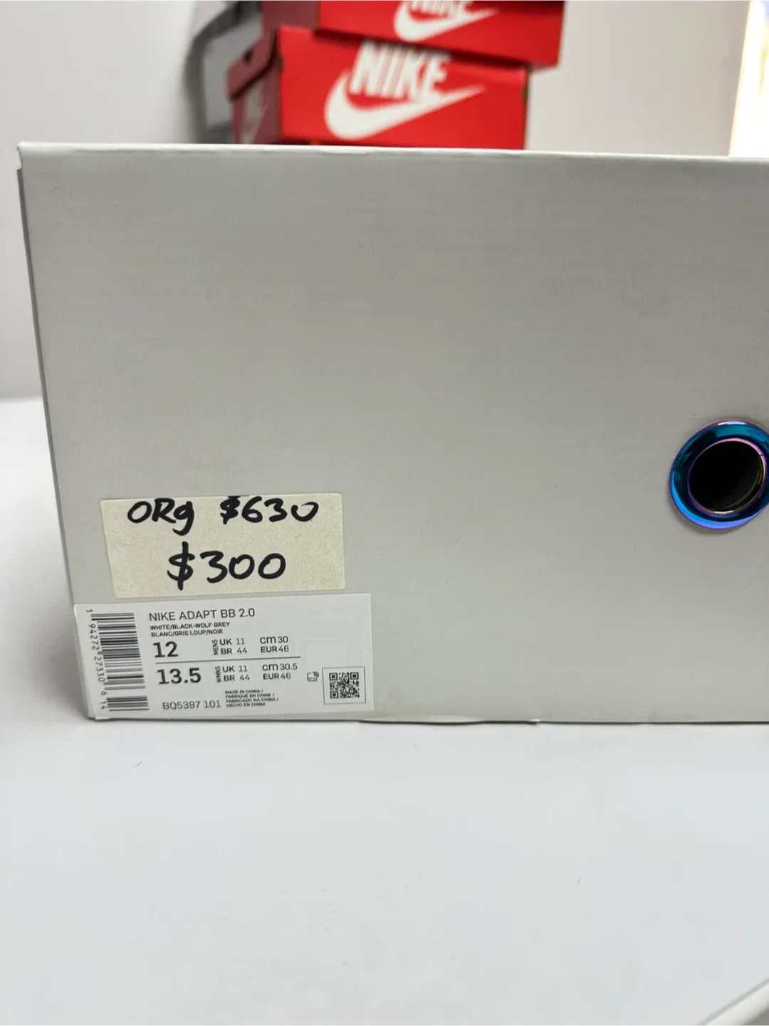 Nike Adapt BB 2.0 White/Black - Basketball Shoes image indicator(7)