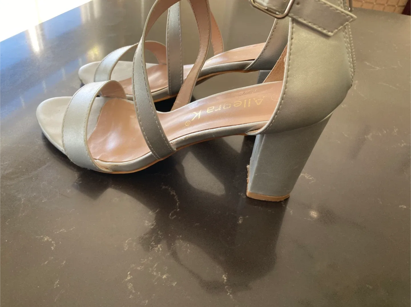 Allegra K Silver Heels image indicator(3)