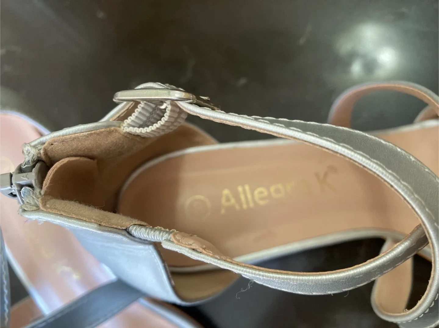 Allegra K Silver Heels image indicator(4)