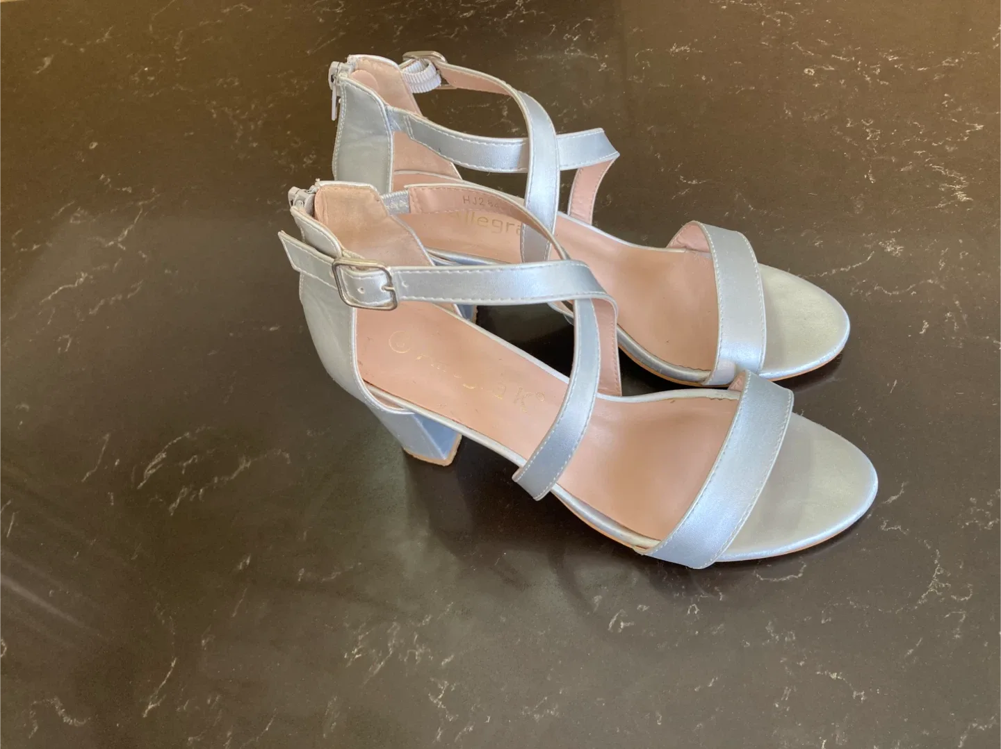 Allegra K Silver Heels image indicator(2)