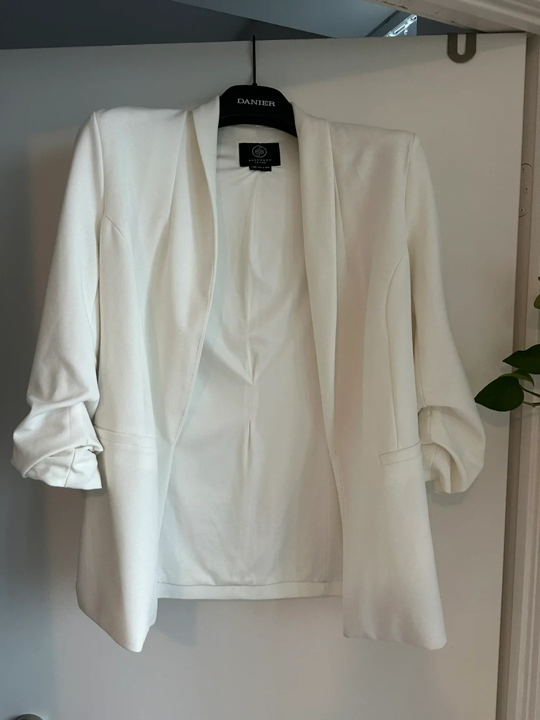 Boom Boom Jeans White Blazer - Size M