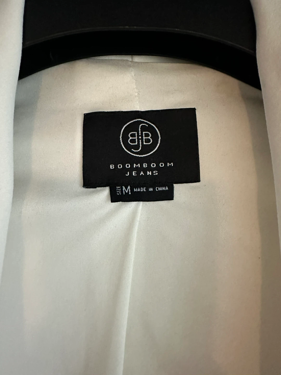 Boom Boom Jeans White Blazer - Size M - photo 2