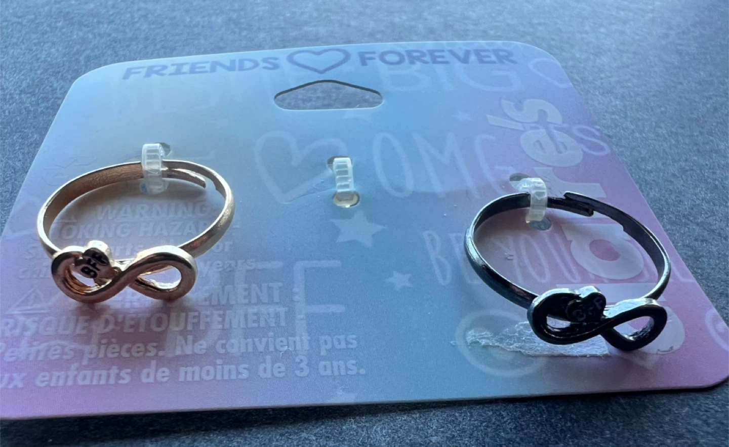 Friends Forever BFF Rings - Adjustable #cleanout - photo 2