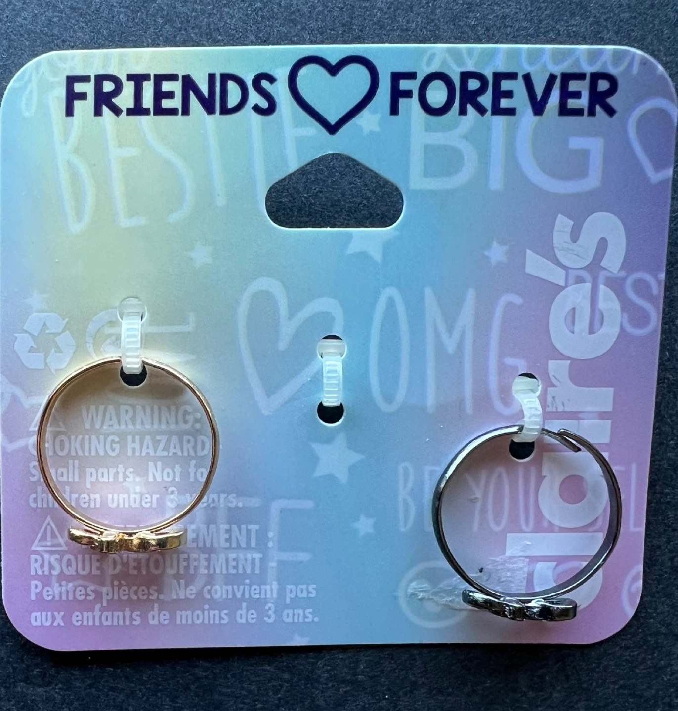 Friends Forever BFF Rings - Adjustable #cleanout