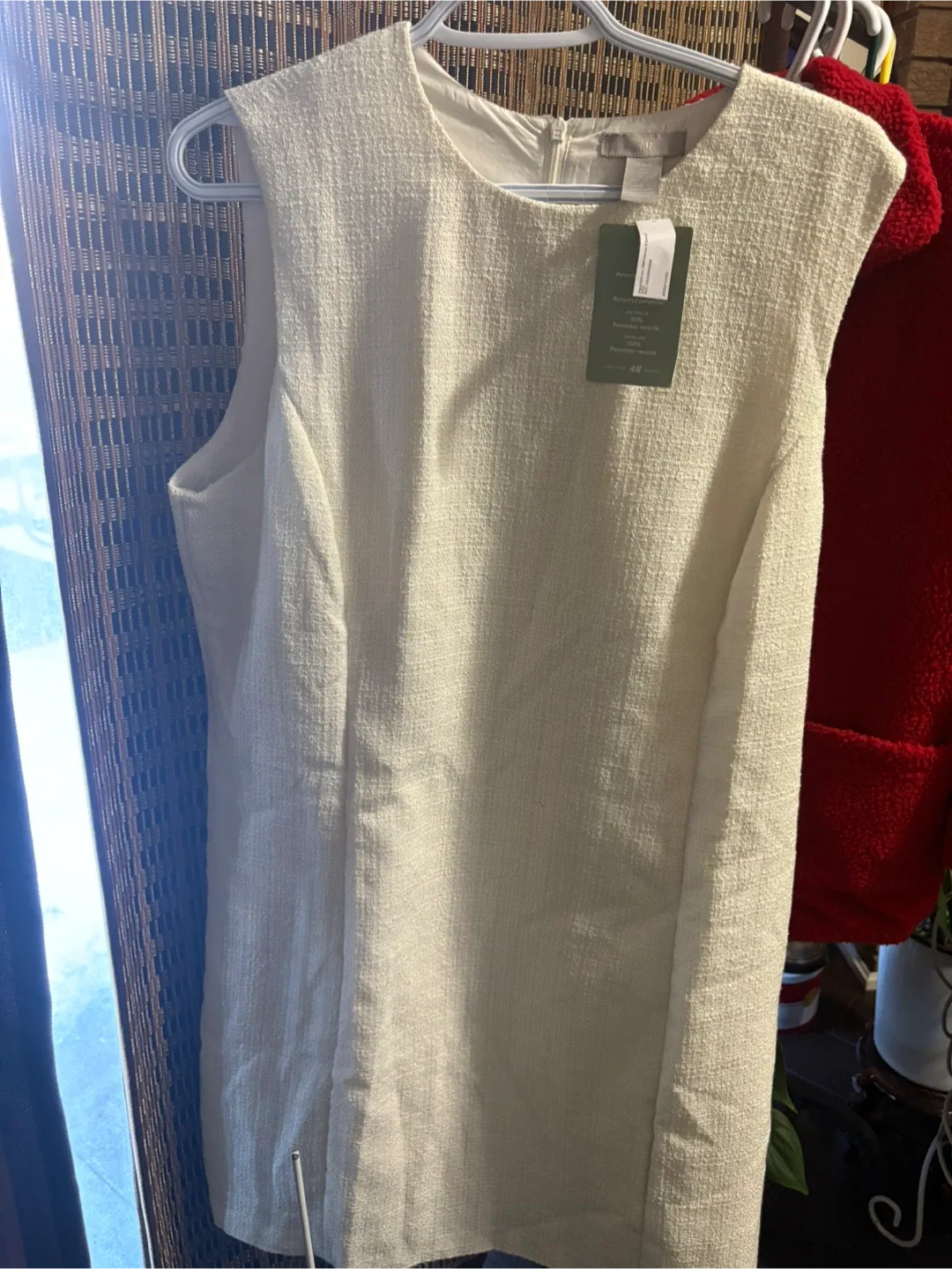 H&M Sleeveless Dress - Cream, Size L