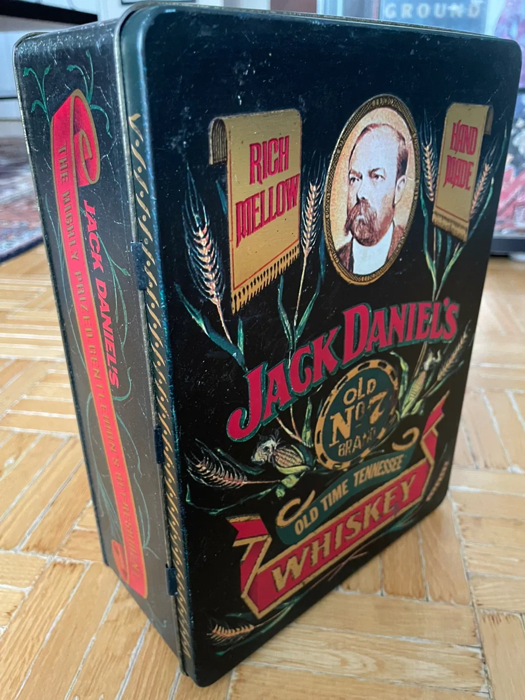 Vintage Jack Daniel's Old No. 7 Whiskey Tin