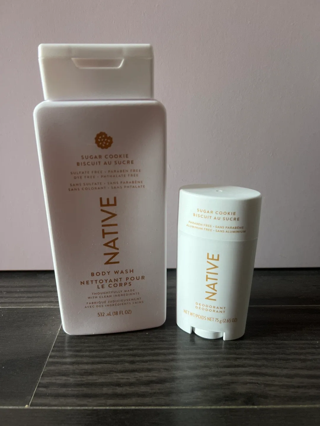 Native Sugar Cookie Body Wash & Deodorant Set