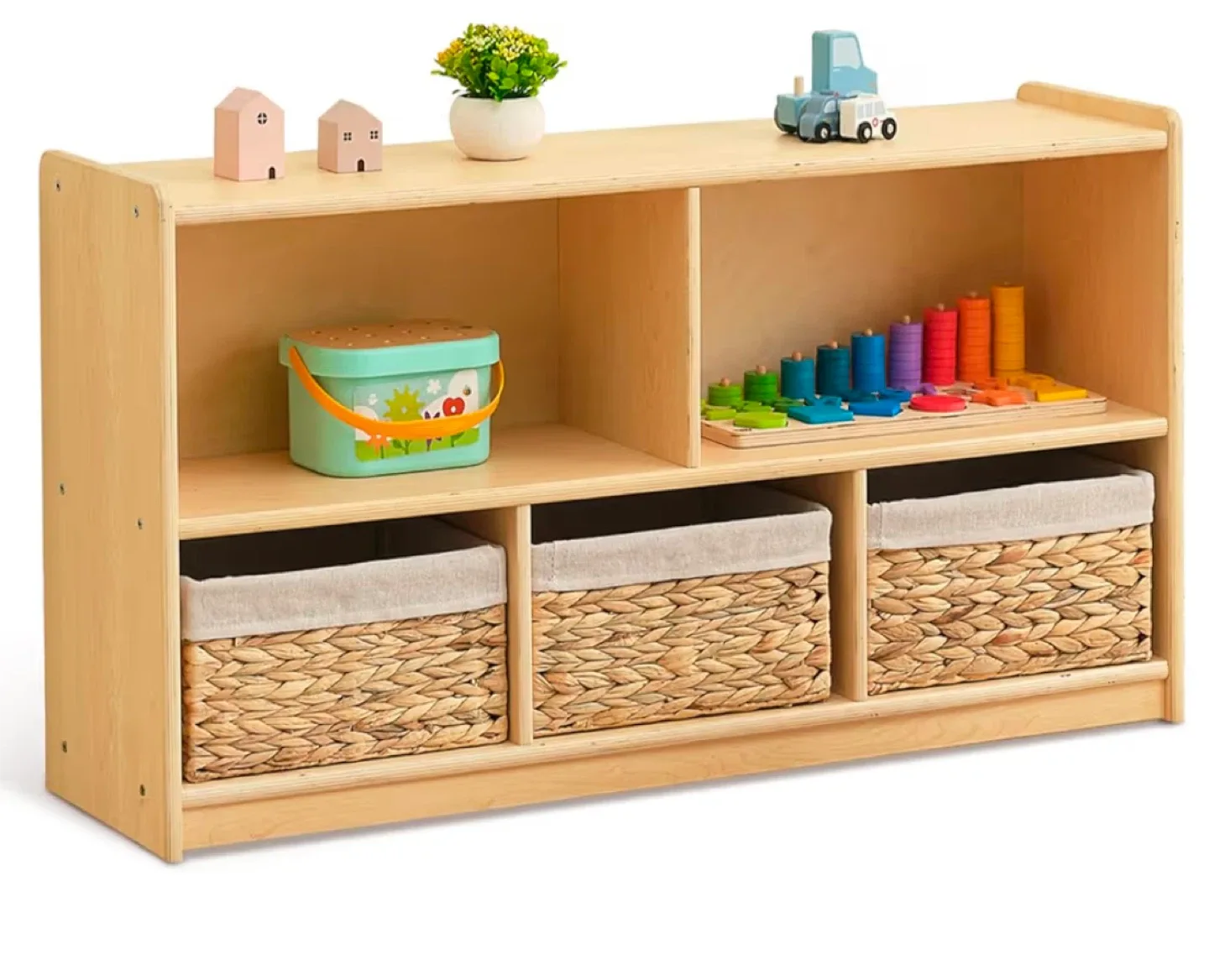 Kids Wooden Toy Storage Cabinet BRANDNEW image indicator(8)