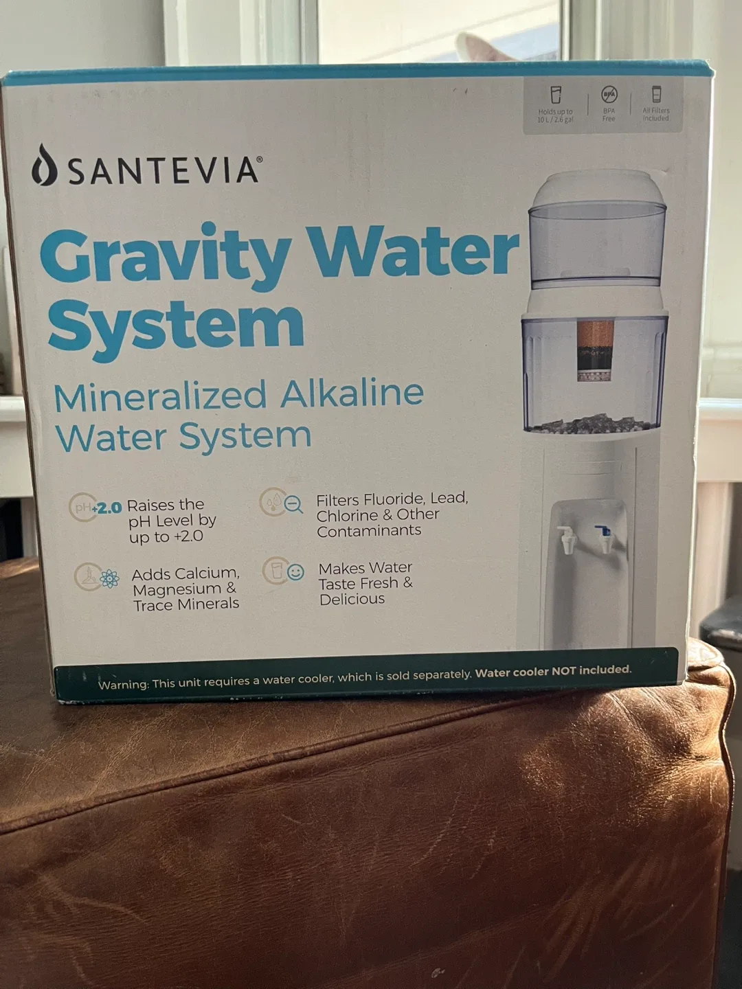 Santevia Gravity Water System - Mineralized Alkaline Water