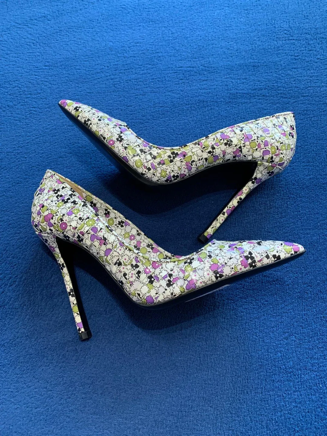 Bottega Veneta Floral Heels - Size 36.5