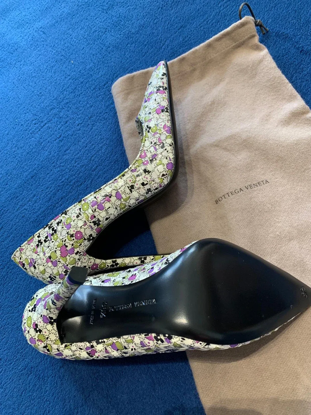 Bottega Veneta Floral Heels - Size 36.5 image indicator(7)