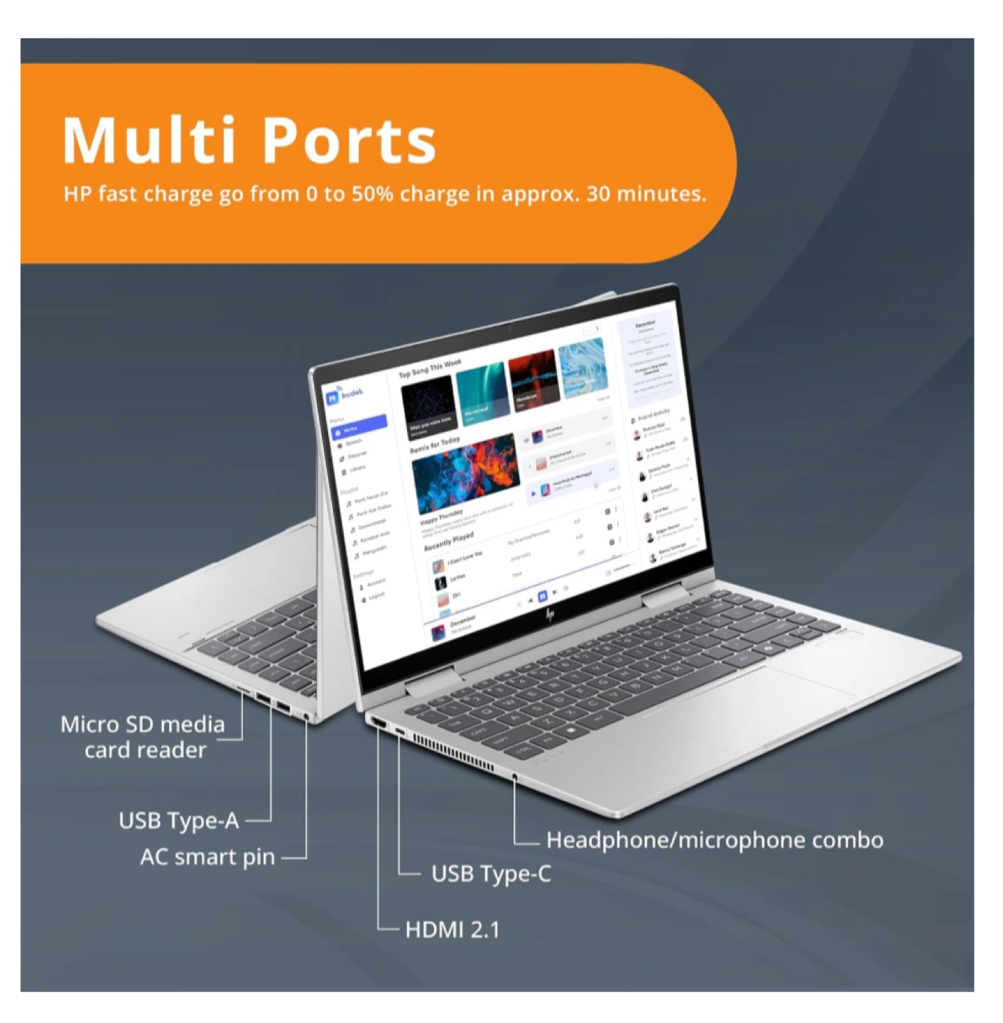 HP Envy x360 2-in-1 Laptop 14” - photo 2