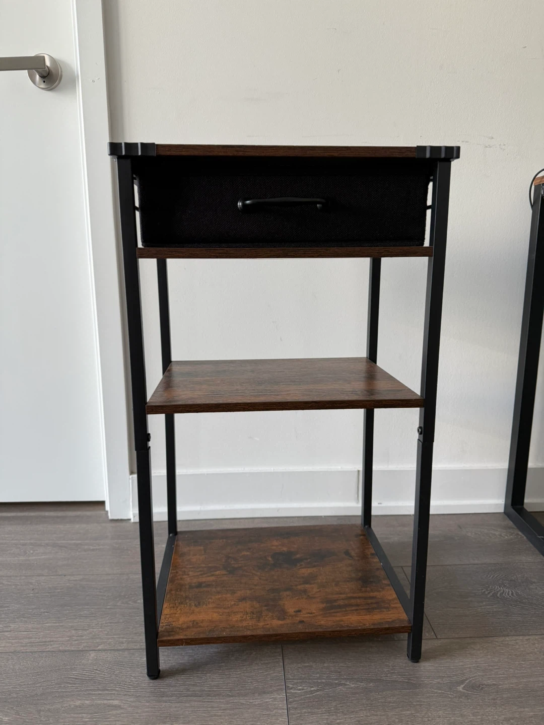 Side Table with Drawer & Shelves