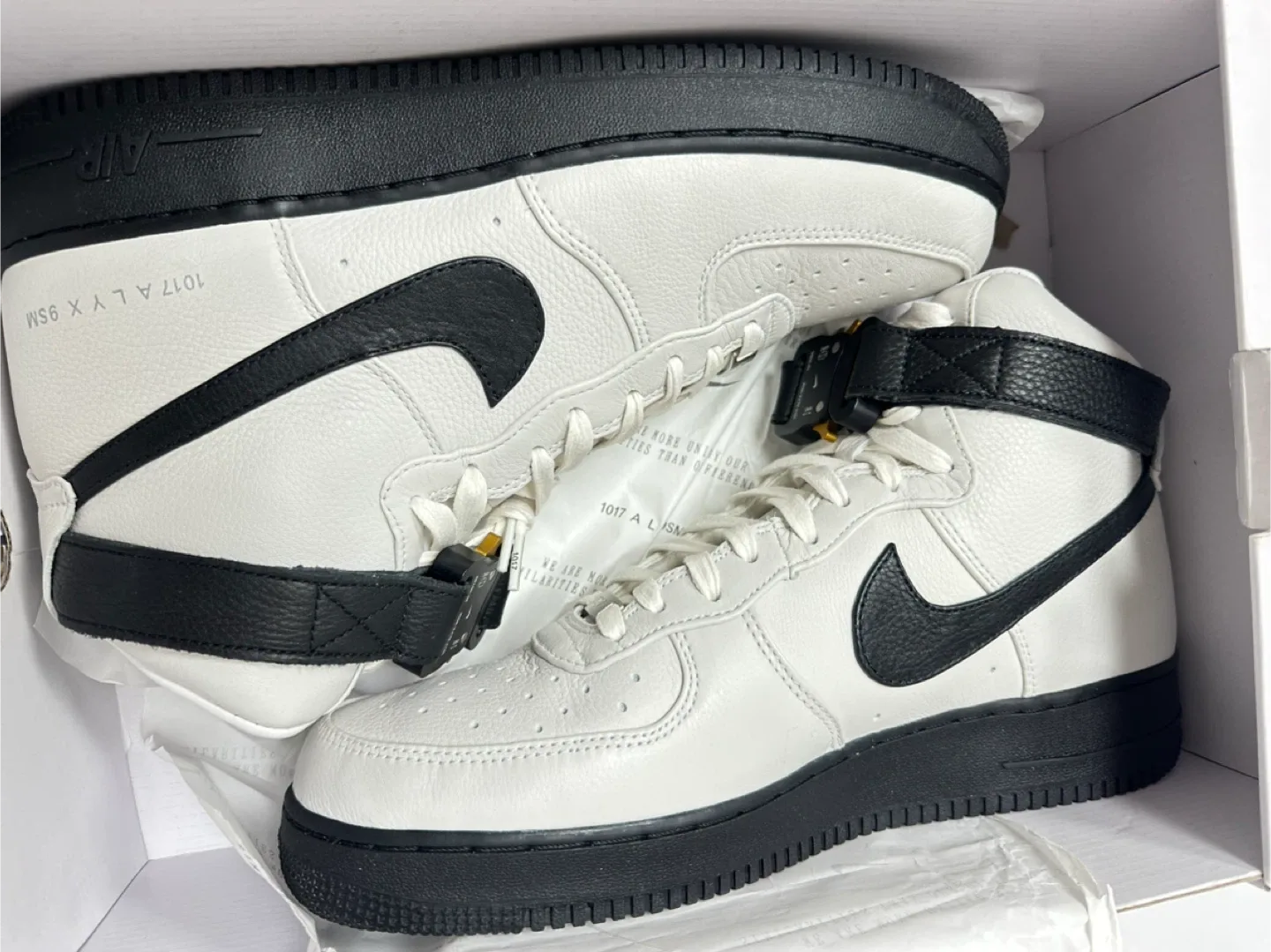 Nike Air Force 1 High 07 Alyx White Black MetaliSilver image indicator(5)