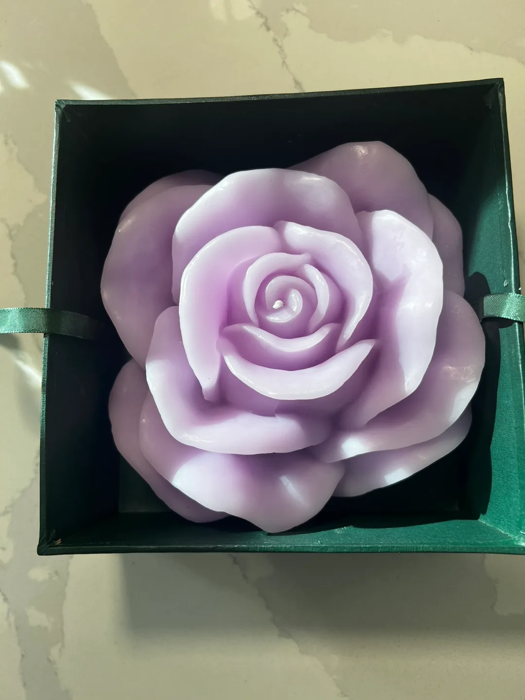 Rose Candle - Purple