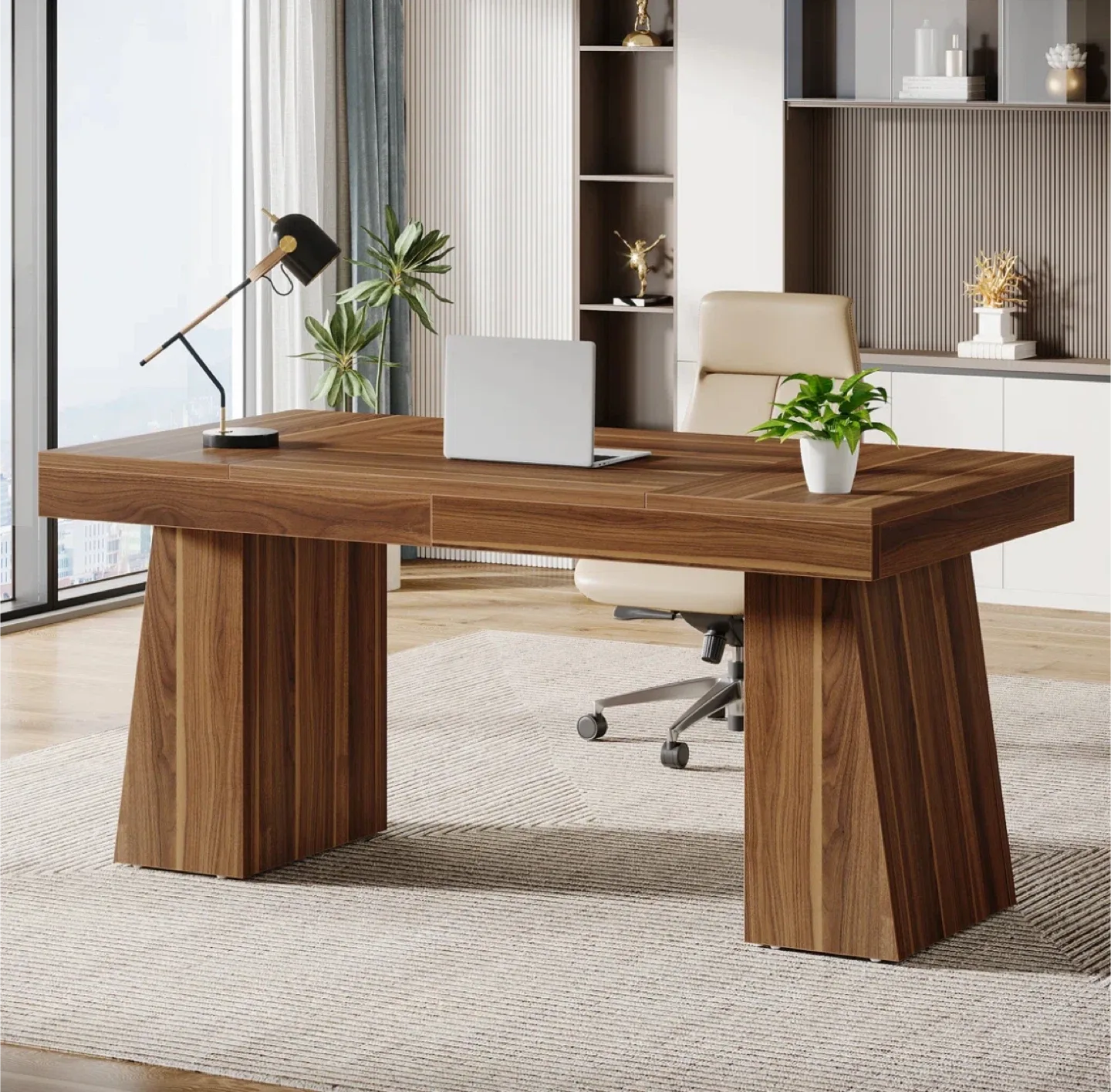 Wolbach 55" Executive Desk/Office,Dinning  Table image indicator(8)