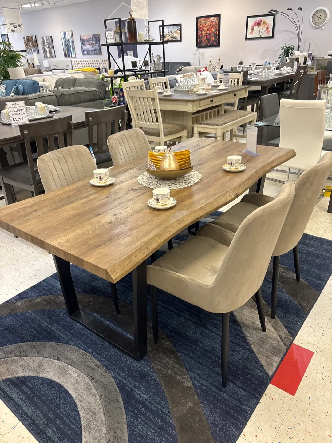 Dining Table with 6 Chairs