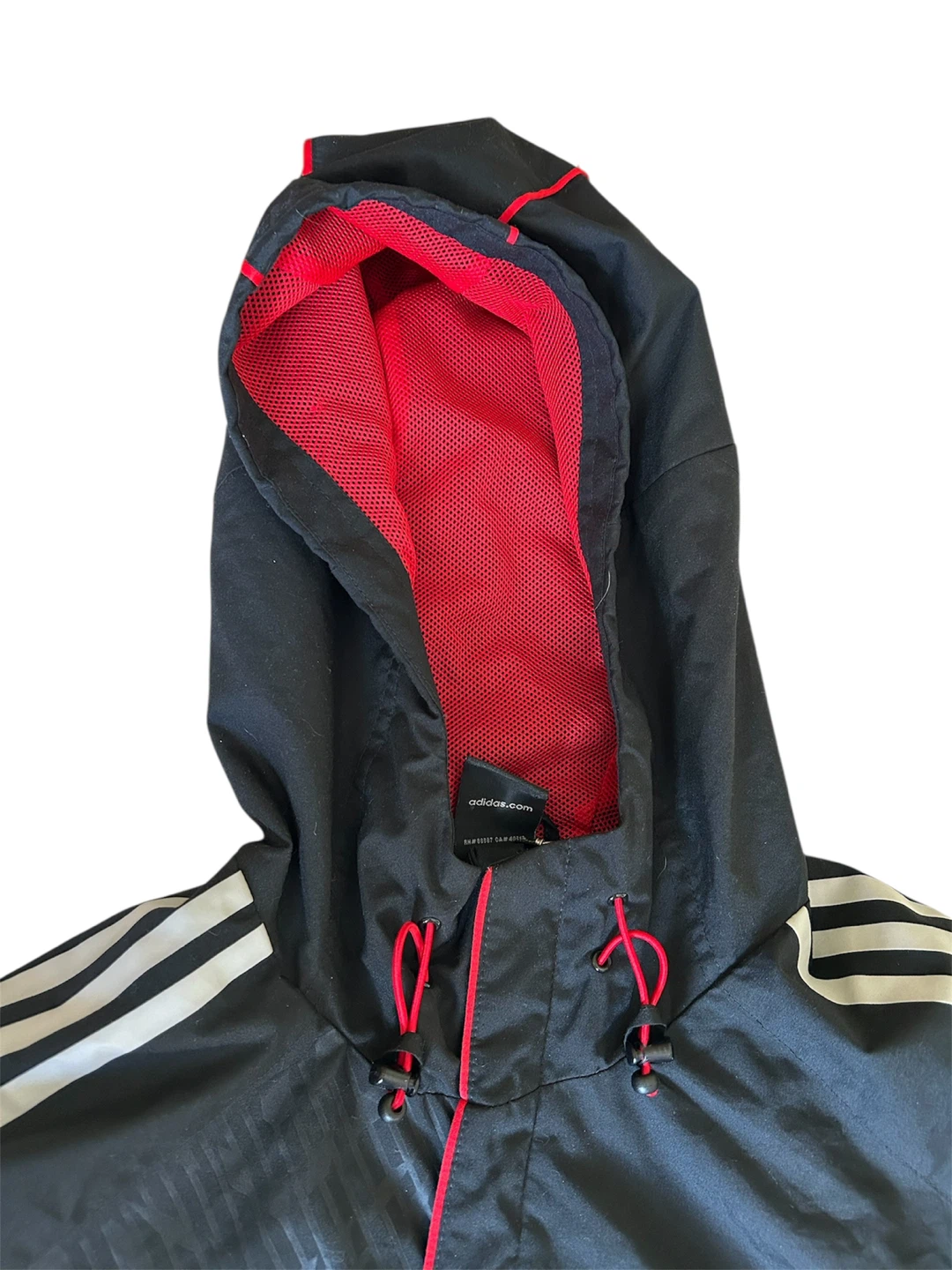 Adidas Black & Red Windbreaker Jacket - photo 2