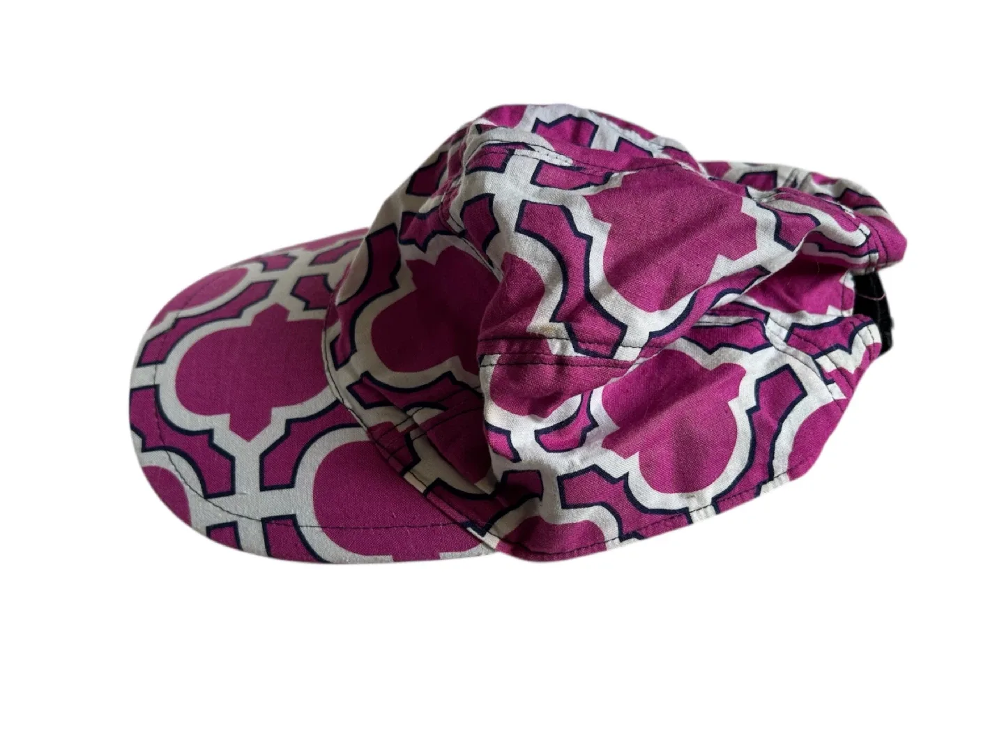 Pink Patterned Hat